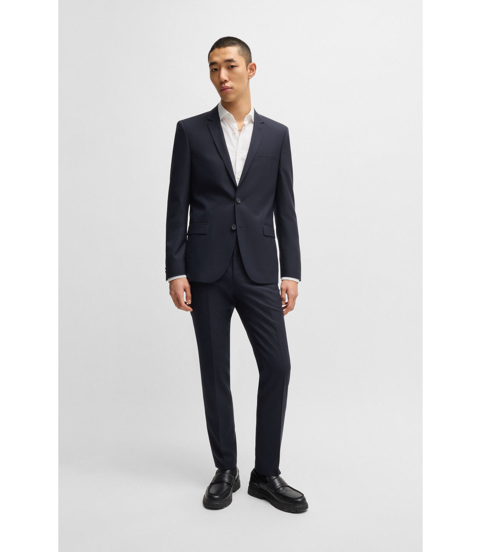 【美品】HUGOBOSS　スーツ　セットアップ　2B スリムフィット　44A hbna50533268_405_300?wid=1980&