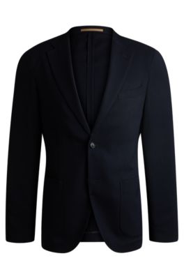 HUGO BOSS ジャケット BOSS - Slim-fit suit jacket in a structured wool blend