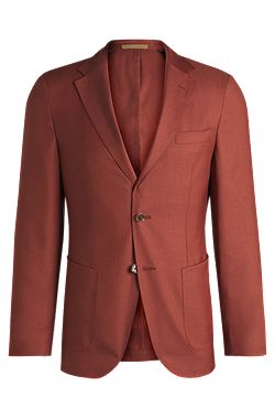 Slim-fit suit jacket in cashmere, wool and silk