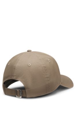 Casquette en twill de coton avec monogramme Double&nbsp;B brod&eacute;, Brun chin&eacute;