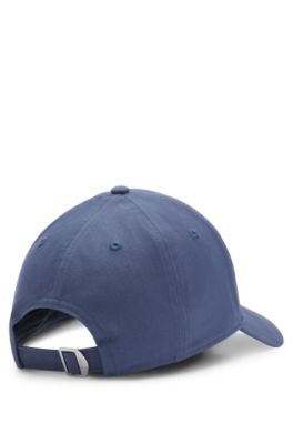 Gorra de sarga de algod&oacute;n con monograma Double&nbsp;B bordado, Azul