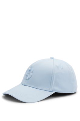 Gorra de sarga de algod&oacute;n con monograma Double&nbsp;B bordado, Celeste