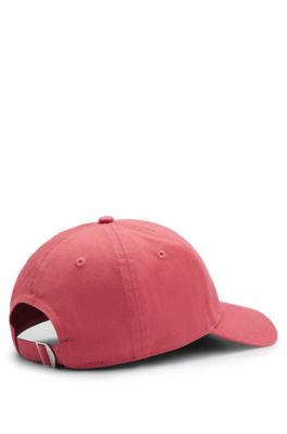 Gorra de sarga de algod&oacute;n con monograma Double&nbsp;B bordado, Rojo
