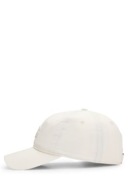 Gorra de algod&oacute;n con monograma Double&nbsp;B bordado, Blanco