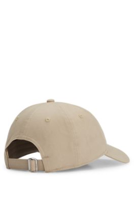 Cotton cap with embroidered Double B monogram, Light Beige