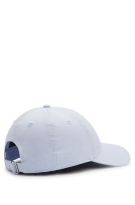 Cotton cap with embroidered Double B monogram, Light Blue