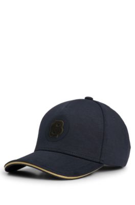 HUGO BOSS｜ (Cap-Bold (50519219-002)) Boss Cap Bold In Black | Twill Adjustbale Closure Hat