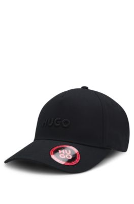 Casquette en twill de coton avec logo , Noir