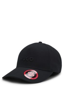Gorra de sarga de algod&oacute;n con logo , Negro