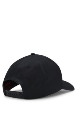 Casquette en twill de coton avec logo , Noir