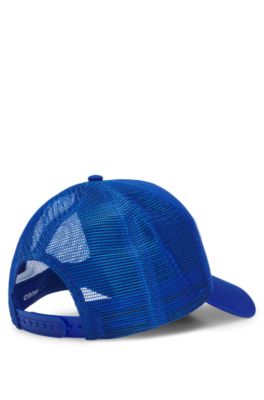 Cotton-twill cap with embroidered logo, Light Blue