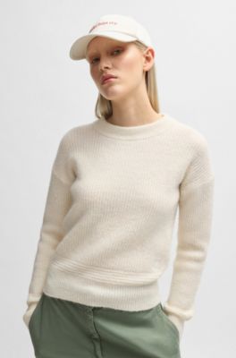 Casquette en twill de coton &agrave; message brod&eacute;, Blanc