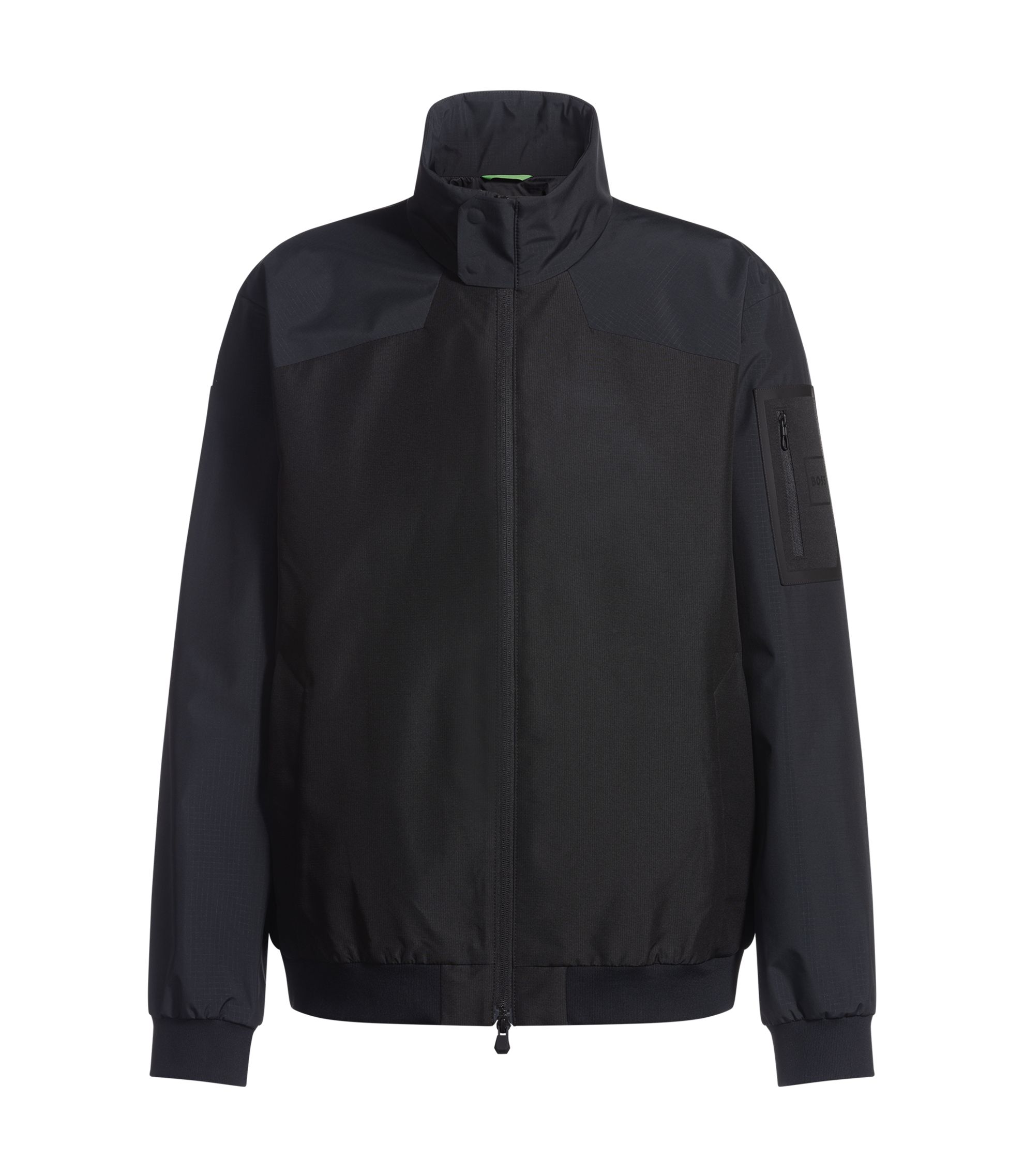 BOSS - Water-repellent blouson jacket with mesh lining - Black