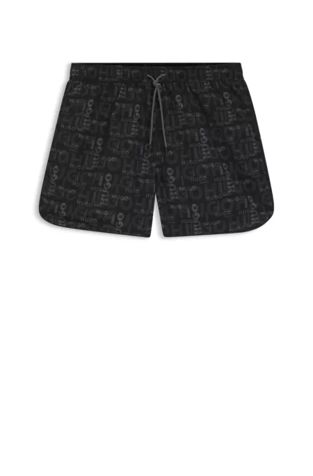Printed swim trunks