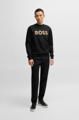 Sudadera con logo especial BOSS x Creation of the Gods, Negro