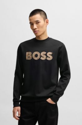 Sudadera con logo especial BOSS x Creation of the Gods, Negro