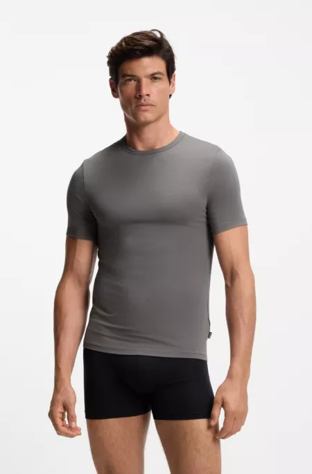 Three-pack of moisture-wicking underwear T-shirts