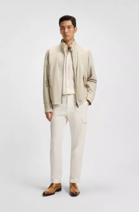 Burnished-leather Derby shoes with stitch details