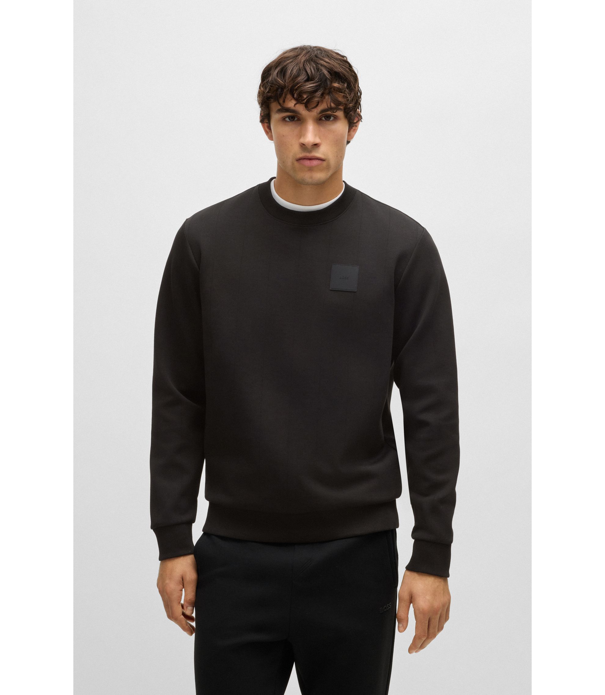 HUGO BOSS グローブ BOSS - 乗馬 ライディンググローブ フェイクレザー - ブラック