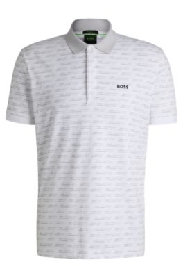 HUGO BOSS｜SHORT-SLEEVED PIQUE/COLLAR (PADDY (50469055-4 Boss 50469055 Paddy Plain Cotton Pique Polo Half Sleeve T