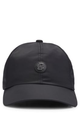 Casquette imperm&eacute;able avec monogramme Double&nbsp;B, Noir