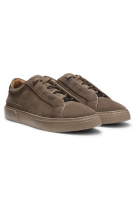 Gary trainers in suede, Khaki