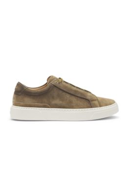 Deportivas Gary de ante con cordones el&aacute;sticos, Verde
