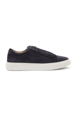 Gary trainers in suede, Dark Blue