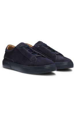 Gary trainers in suede, Dark Blue