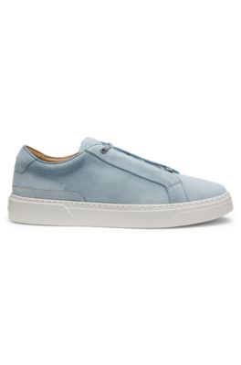 Gary trainers in suede, Light Blue