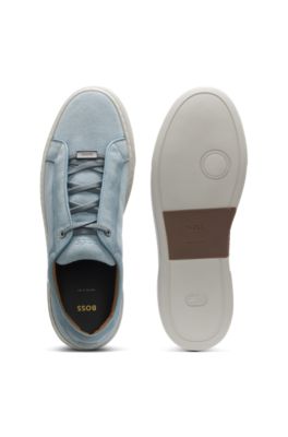 Gary trainers in suede, Light Blue