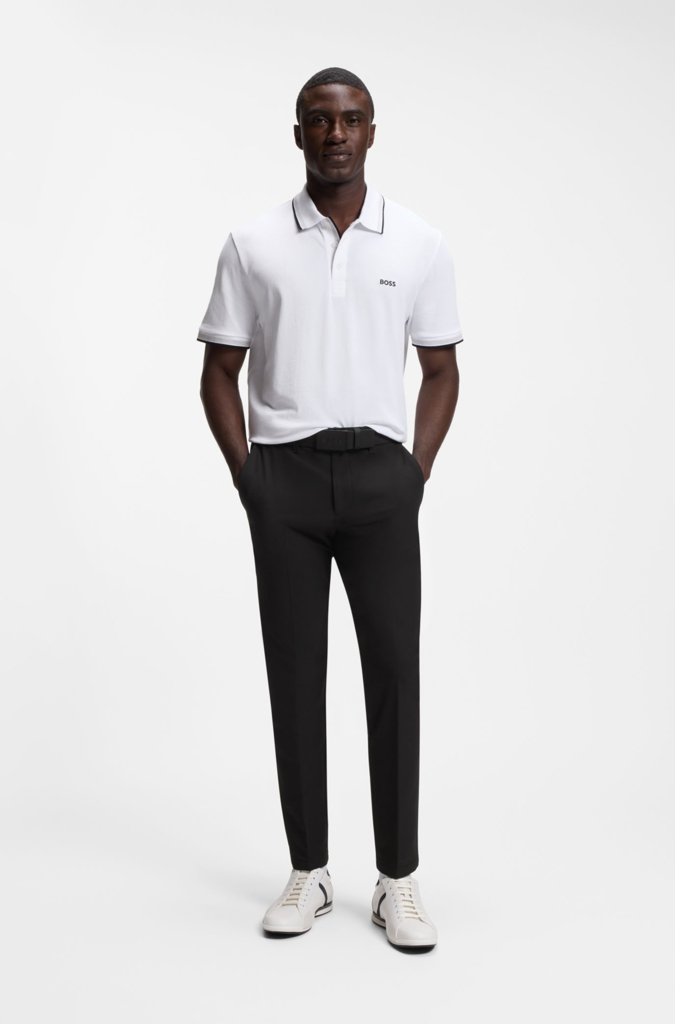 BOSS - Slim-fit pants - Black