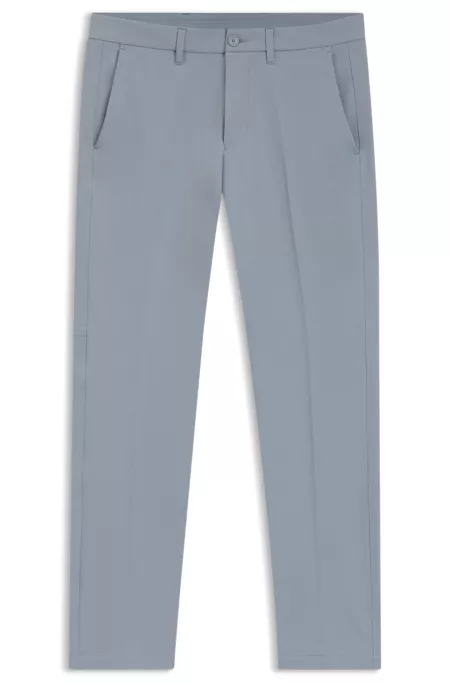Slim-fit pants in water-repellent stretch fabric