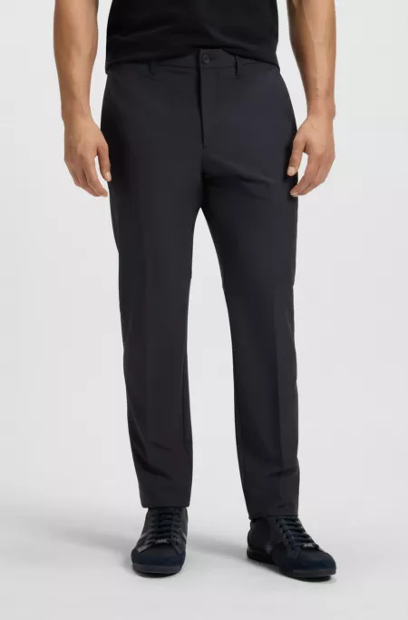 Slim-fit pants in water-repellent stretch fabric