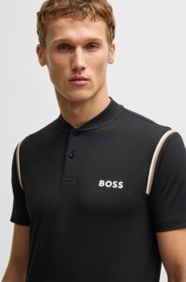 BOSS x Matteo Berrettini スリムフィット ポロシャツ 0400019679450_BLACK?wid=600&