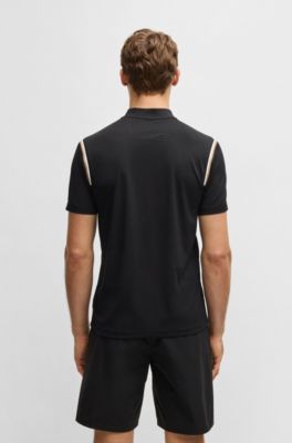 BOSS - BOSS x Matteo Berrettini active polo shirt with