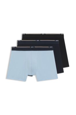 Three-pack of bamboo-blend boxer briefs, Patterned