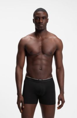 Three-pack of bamboo-blend boxer briefs, Patterned