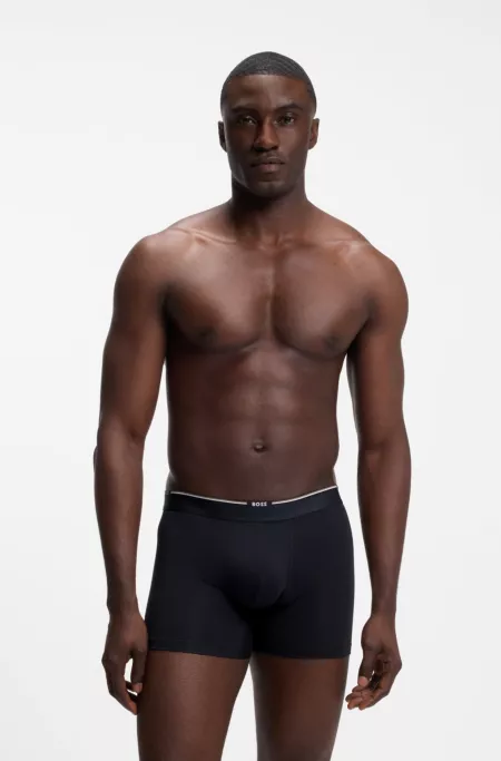 Three-pack of bamboo-blend boxer briefs