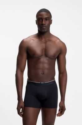 Three-pack of bamboo-blend boxer briefs, Patterned