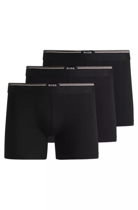 Three-pack of bamboo-blend boxer briefs