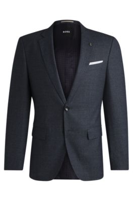 【高知インター店】 BOSS wool stretch micro-patterned in jacket Slim-fit - その他