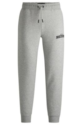 Hugo Boss Boss X Nfl Signature-tape Tracksuit Bottoms With Special Branding In Raiders