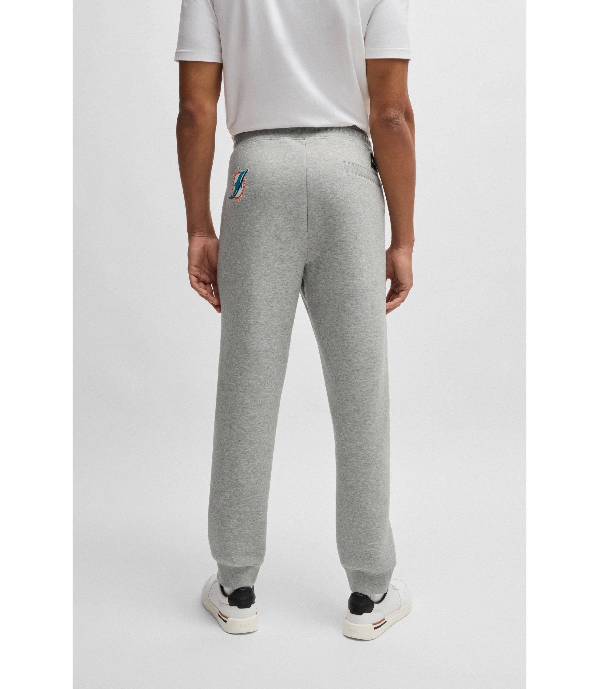 BOSS - BOSS x NFL signature-tape tracksuit bottoms with