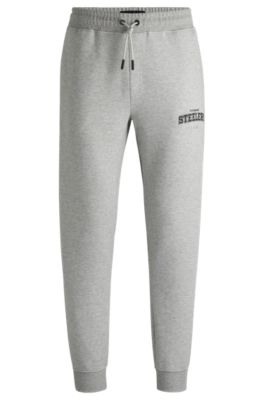Hugo Boss Boss X Nfl Signature-tape Tracksuit Bottoms With Special Branding In Steelers