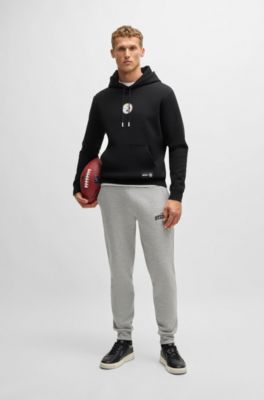 Pantalones de ch&aacute;ndal BOSS x NFL con cinta y detalles especiales de la marca, Steelers