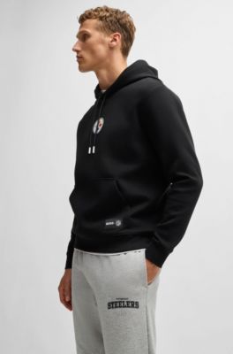 Pantalones de ch&aacute;ndal BOSS x NFL con cinta y detalles especiales de la marca, Steelers