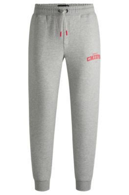 Hugo Boss Boss X Nfl Signature-tape Tracksuit Bottoms With Special Branding In Chiefs