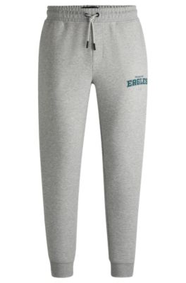 Hugo Boss Boss X Nfl Signature-tape Tracksuit Bottoms With Special Branding In Eagles