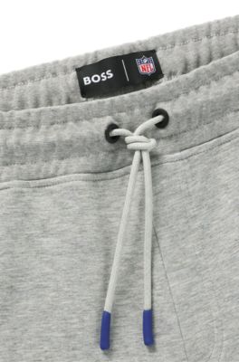 BOSS x NFL signature-tape tracksuit bottoms with special branding, Lions